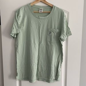 VS Pink brand campus tee